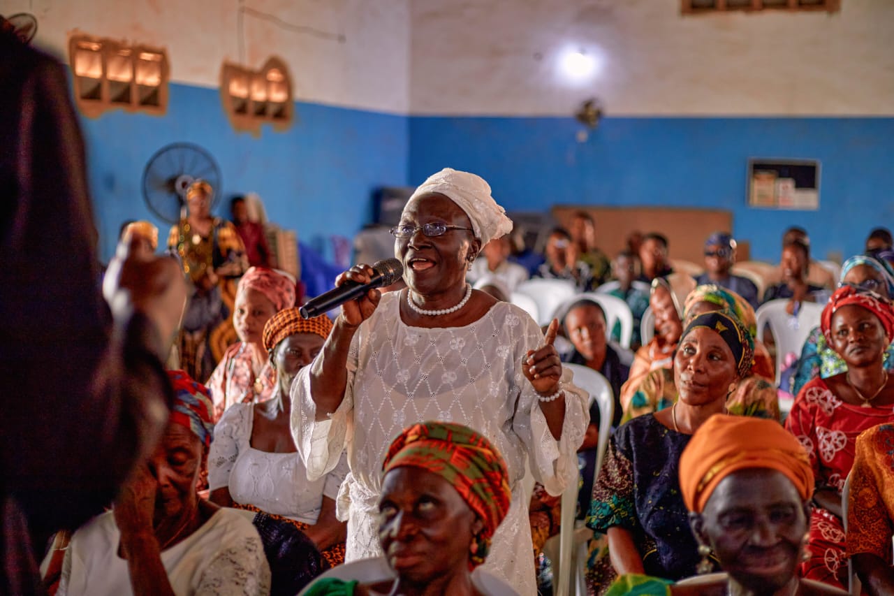 A joyful worshipper at My Dwelling Place Bethel Church Cathedral